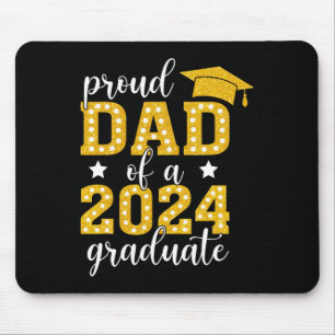 Dad Of A Cl Of 2024 Graduate Senior Graduation 202 Mouse Pad