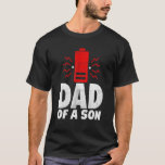 Dad Of A Son Low Battery Father's Day Birthday For T-Shirt<br><div class="desc">Dad Of A Son Low Battery Father's Day Birthday For Men.</div>