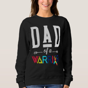 Dad Of A Warrior Autism Awareness Women S Auntie Sweatshirt