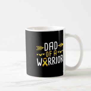 Dad Of A Warrior Childhood Cancer Survivor Coffee Mug