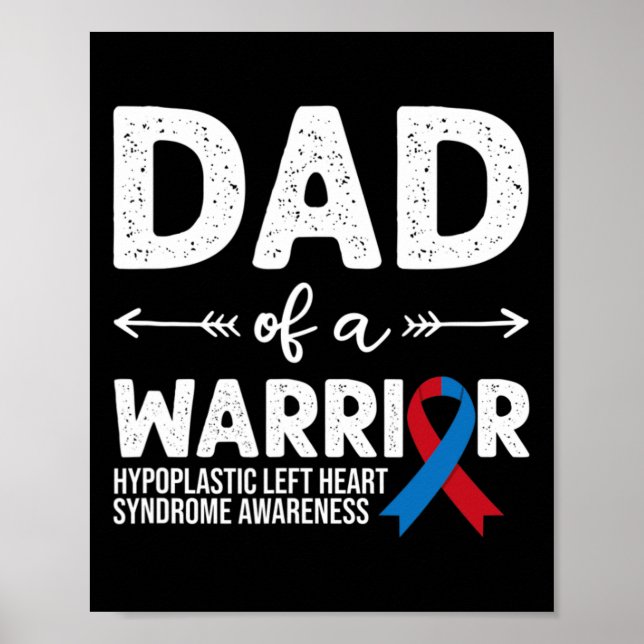 Dad Of A Warrior  Poster (Front)