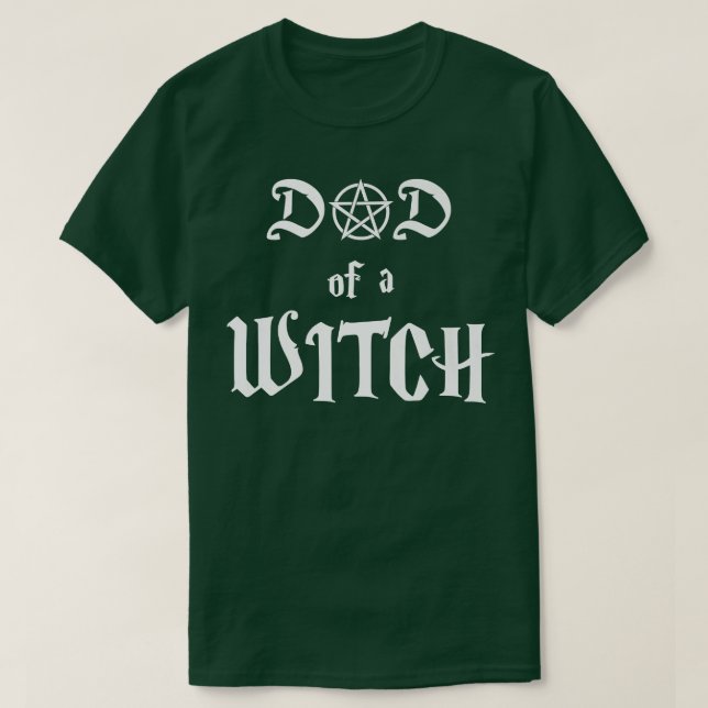 Dad Of A Witch Pentagram 549  T-Shirt (Design Front)