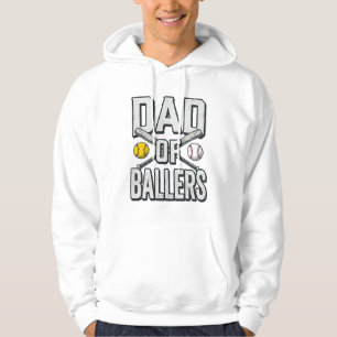 Dad of Ballers Softball and Baseball Vintage Shirt