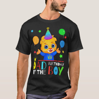 Dad Of Birthday Boy Celebrate With Lucas Happy T-Shirt