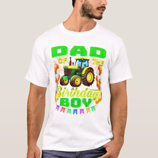 Dad of Birthday Boy Farm T-Shirt