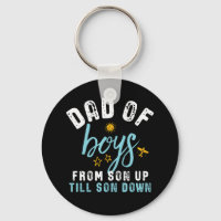 Dad of Boys Son Up To Son Down Funny Father's Day