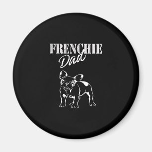 dad of cute frenchie funny french bulldog gift magnet