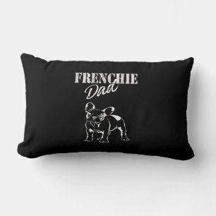 Dad Of Cute Frenchie Funny French Bulldog Lovers Lumbar Cushion