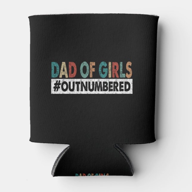 Dad Of Girl Can Cooler (Front)