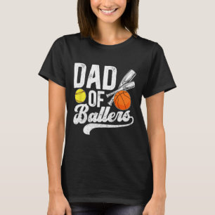 Dad Of Llers Softll Sketll Dad T-Shirt