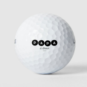Dad of love golf balls