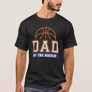 Dad of Rookie 1st Birthday Basketball Theme Matchi T-Shirt
