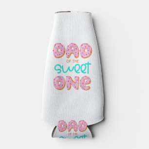 Dad of Sweet One First Birthday Matching Family Do Bottle Cooler