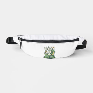 Dad of the 2 Rex Dinosaur Father Shirt Design_1 Bum Bags