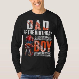 Dad of the Birthday Boy Dirt Bike B-day motocross  T-Shirt