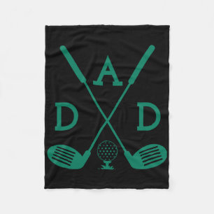 Dad Of The Birthday Boy Hole In One Golf Sport Mat Fleece Blanket