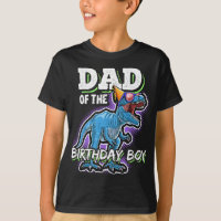 Dad of the Birthday Boy Matching Family Dinosaur B
