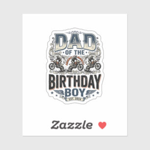 Dad of the Birthday Boy Motocross Vintage Shirt_1