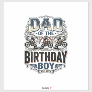 Dad of the Birthday Boy Motocross Vintage Shirt_1