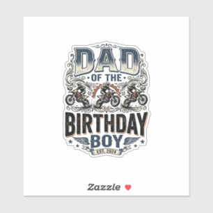Dad of the Birthday Boy Motocross Vintage Shirt_1