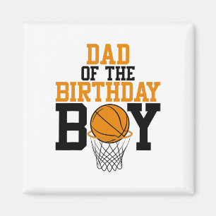 Dad Of The Birthday Boy Sketll Family Birthday Magnet