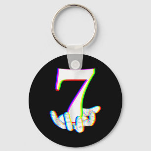 Dad Of The Birthday Boy Soccer Player Game Day Key Ring