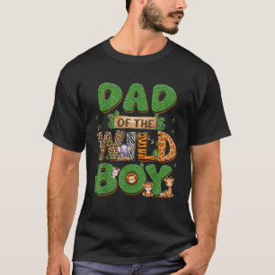 Dad Of The Birthday Boy Wild One Family Matching P T-Shirt