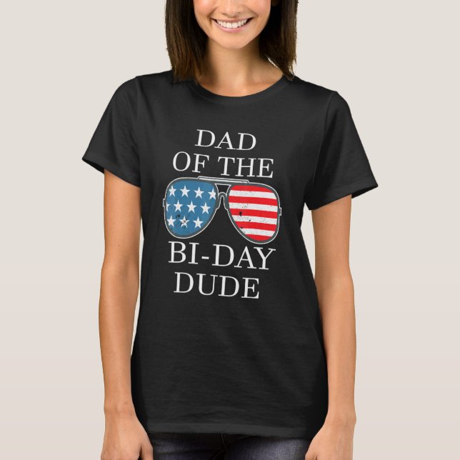 Dad Of The Birthday Dude T-Shirt (Front)