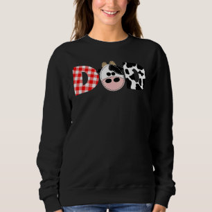 Dad Of The Birthday For Boy Cow Farm 1st Birthday  Sweatshirt