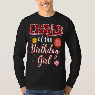 Dad Of The Birthday Girl Matching Family Ladybug T-Shirt