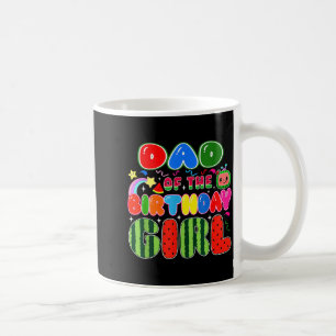Dad Of The Birthday Girl Melon Family Matching Fun Coffee Mug