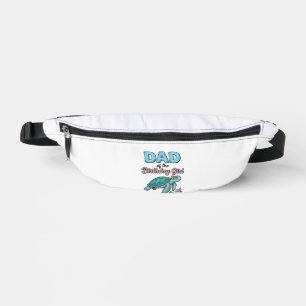 Dad of the Birthday Girl Sea Turtle Vintage Shirt Bum Bags