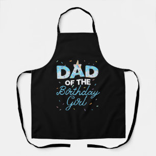 Dad of the Birthday Girl- Unicorn Doughnut Grow Up Apron