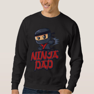 Dad Of The Birthday Ninja Warrior Matching Family Sweatshirt