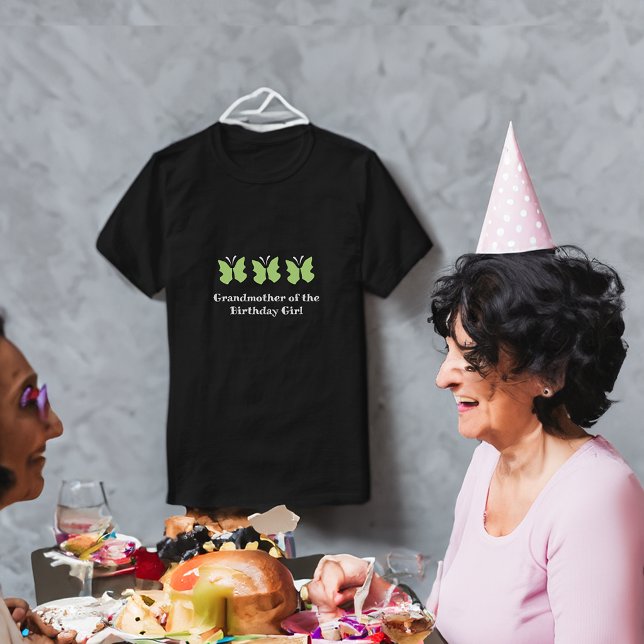 Dad of the Butterfly Birthday Girl T-Shirt (Creator Uploaded)