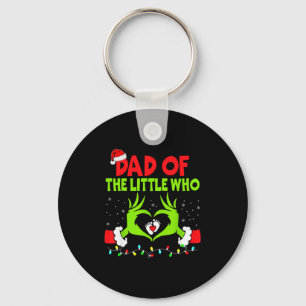 Dad Of The Little Who Funny Christmas Pregnancy An Key Ring