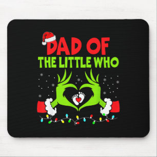 Dad Of The Little Who Funny Christmas Pregnancy An Mouse Pad