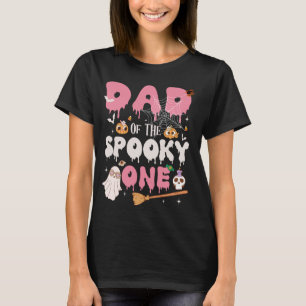 Dad of The Spooky One Girl 1st Birthday Halloween  T-Shirt