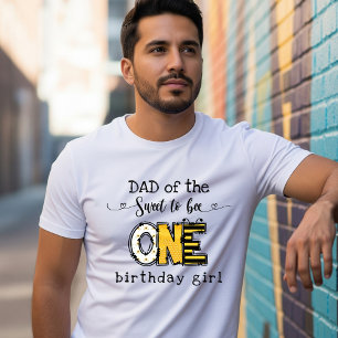 Dad of the sweet to bee one floral birthday T-Shirt