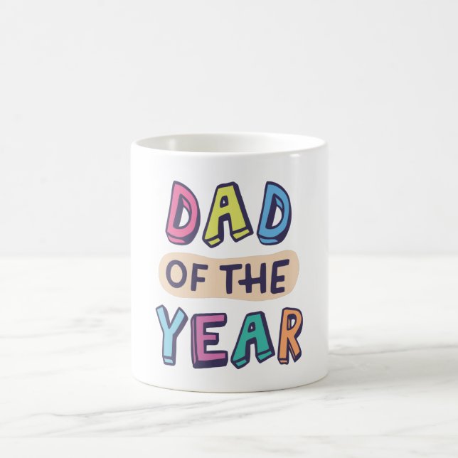 Dad of the Year Coffee Mug (Center)
