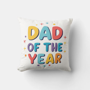 Dad of the Year – Funny Father’s Day Gift Cushion