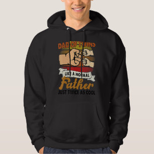 Dad Of Twins 2022 Father Twice As Cool Twin Dad Fa Hoodie