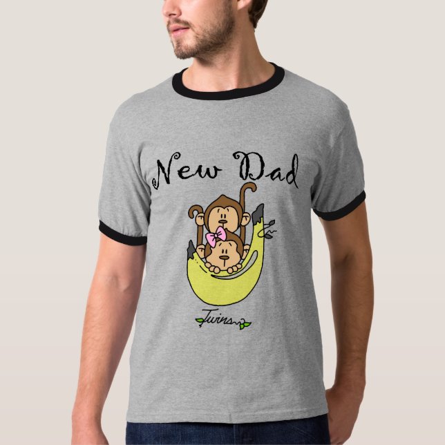 Dad of Twins Boy and Girl Tshirts and Gifts (Front)