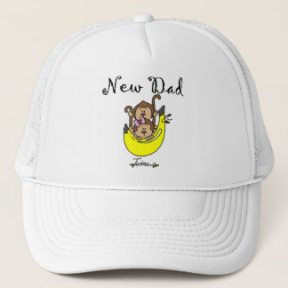 Dad of Twins Boy and Girl Tshirts and Gifts Trucker Hat
