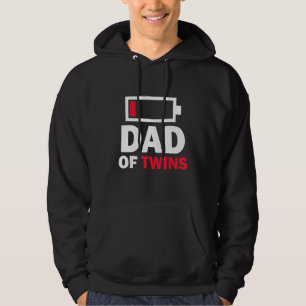 Dad Of Twins  Father s Day Mens Grandpa Hoodie