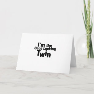 Dad of Twins I'm The Man Gift Twins  Fathers Day Card