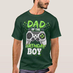 Dad ofhe Birthday Boy Matching Video Gamer Birthda T-Shirt
