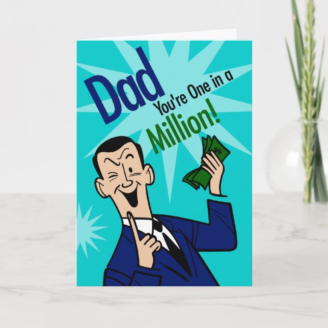 Dad One In Million Card (Front)