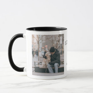 Dad or Grandad and Dog Best Friends 2 Photo Mug
