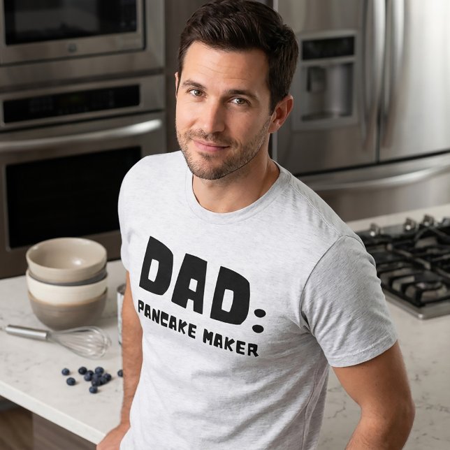 Dad Pancake Maker Father's Day Chef T-Shirt (Creator Uploaded)